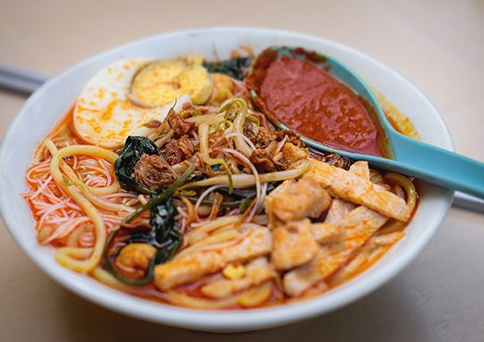 hokkien prawn mee curry mee penang